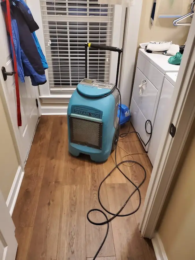 Commercial dehumidifier deployed for Flood Damage Cleanup in Orcutt