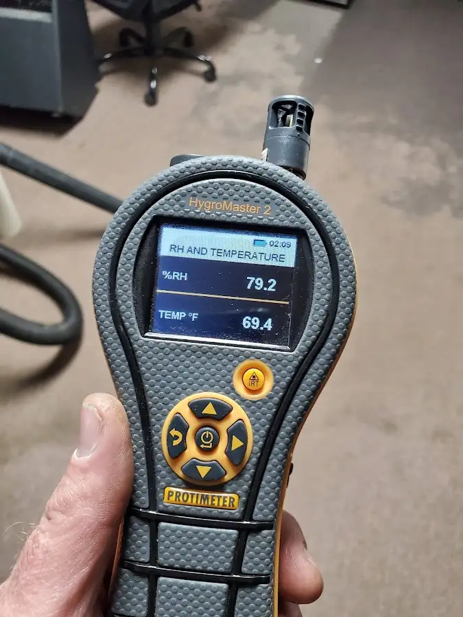 Moisture meter humidity assessment for Fire & Smoke Damage Restoration in Orcutt